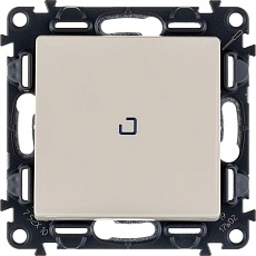 Выключатель одноклавишный Legrand Valena Life 10A 250V с подсветкой слоновая кость 752510