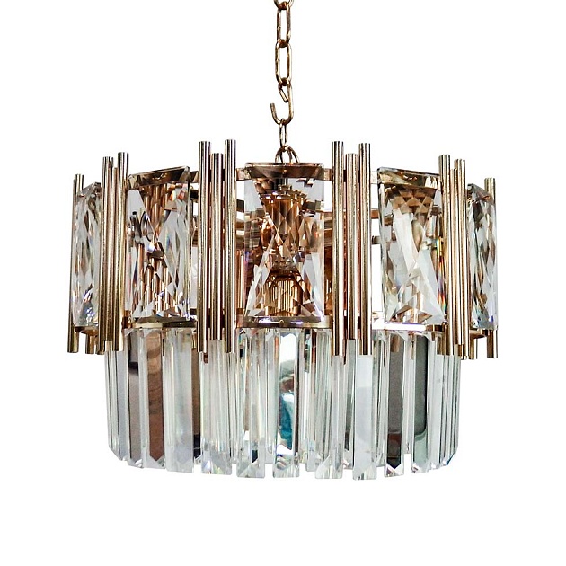 Подвесная люстра ЭкономСвет 58293/4FGD+WT Фото № 