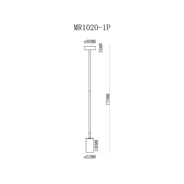 Подвесной светильник MyFar Dereck MR1020-1P Фото № 2