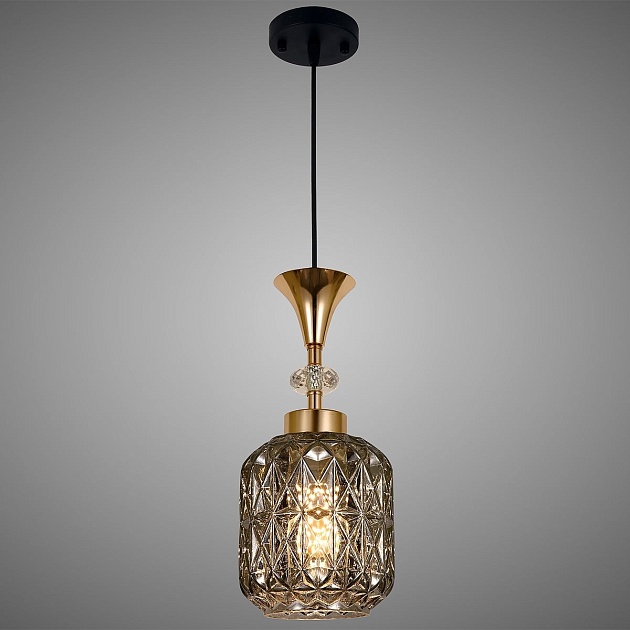 Подвесной светильник Reluce 02003-0.9-01 Smoke Фото № 3