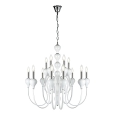 Подвесная люстра iLamp Lady 88003-8+4 WH