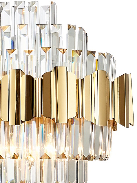 Подвесная люстра Natali Kovaltseva Ruby 81442/12C Gold Фото № 2