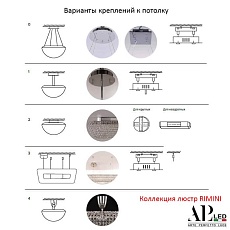 Потолочный светодиодный светильник Arte Perfetto Luce Rimini S503.0.60.A.4000 2