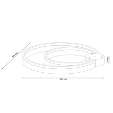Потолочный светодиодный светильник Lucia Tucci Modena 171.2 LED 1