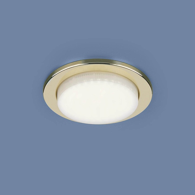 Встраиваемый светильник Elektrostandard 1035 GX53 CH золото a040749 Фото № 