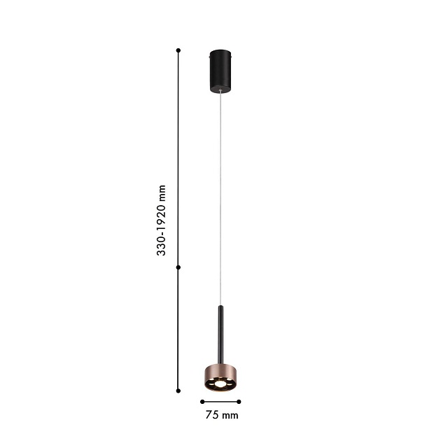 Подвесной светодиодный светильник Favourite Skive 4319-1P Фото № 2