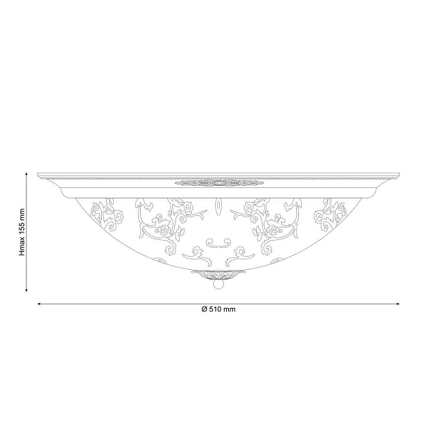 Потолочный светильник Lucia Tucci Lugo 142.6 R50 Brown Фото № 2