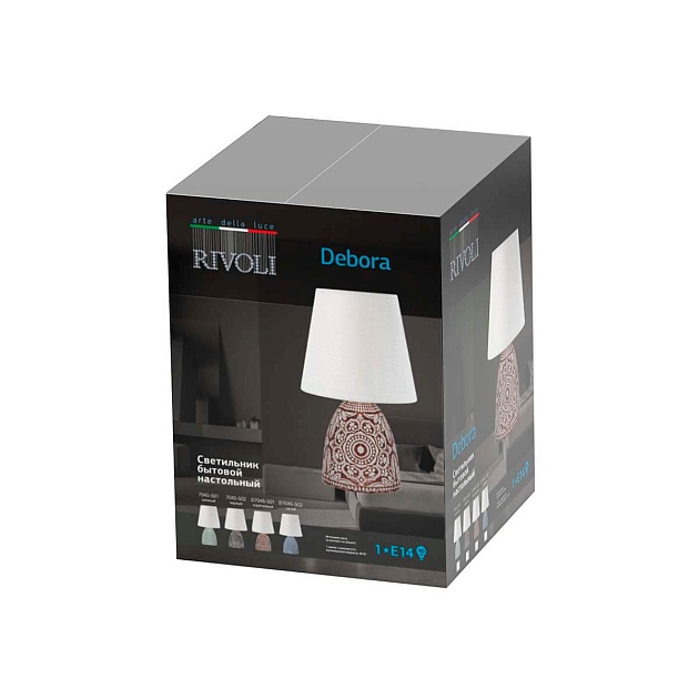 Настольная лампа Rivoli Debora D7045-502 Б0053469 Фото № 6