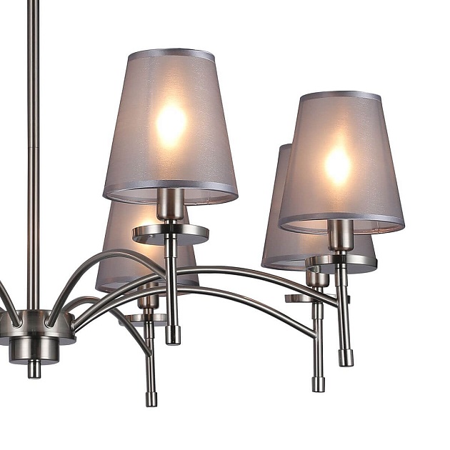 Подвесная люстра Escada Faith 694/8PL Nickel изображение 2 Подвесная люстра Escada Faith 694/8PL Nickel Фото № 2