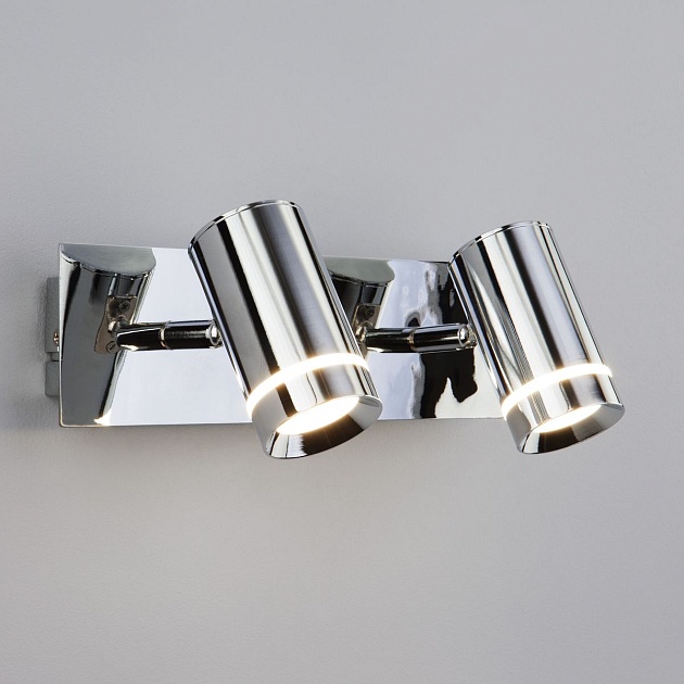 Светодиодный спот Eurosvet Stalk 20064/2 LED хром изображение 5 Светодиодный спот Eurosvet Stalk 20064/2 LED хром Фото № 5