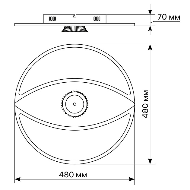 Потолочный светодиодный светильник Ritter Occhiata 51588 7 изображение 2 Потолочный светодиодный светильник Ritter Occhiata 51588 7 Фото № 2