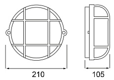 Уличный настенный светильник Deko-Light Syrma Round White 401014 2