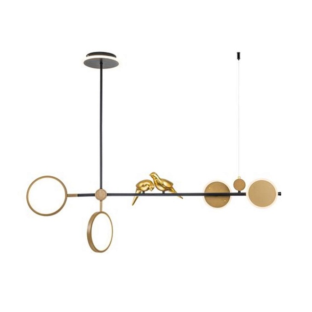 Подвесная светодиодная люстра Arte Lamp Toliman A2613SP-4BK Фото № 