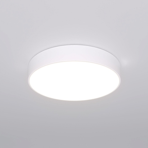 Потолочный светодиодный светильник Eurosvet Entire 90319/1 белый изображение Потолочный светодиодный светильник Eurosvet Entire 90319/1 белый Фото №