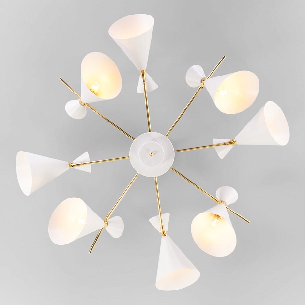 Потолочная люстра Eurosvet Apart 70114/8 белый изображение 4 Потолочная люстра Eurosvet Apart 70114/8 белый Фото № 4