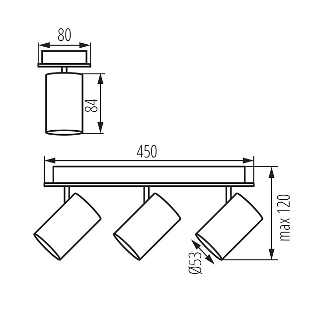 Спот Kanlux EVALO EL-3I W-SR 35694 Фото № 3