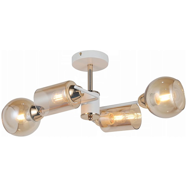 Потолочная люстра Illumico IL8243-4COU-79 WH GD Фото № 