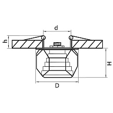 Встраиваемый светильник Lightstar Romb 004060 2