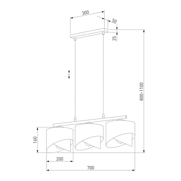 Подвесная люстра TK Lighting 4827 Marlon Фото № 2