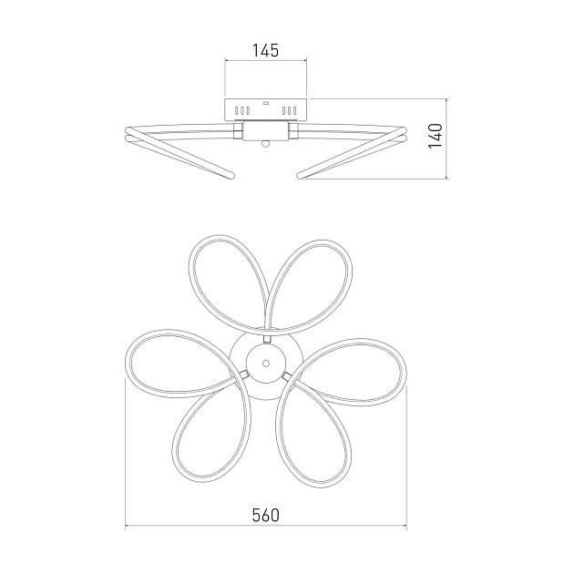 Потолочный светильник Eurosvet 90083/3 хром изображение 2 Потолочный светильник Eurosvet 90083/3 хром Фото № 2
