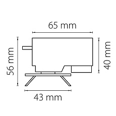 Адаптер для шинопровода Lightstar Asta 592029 1