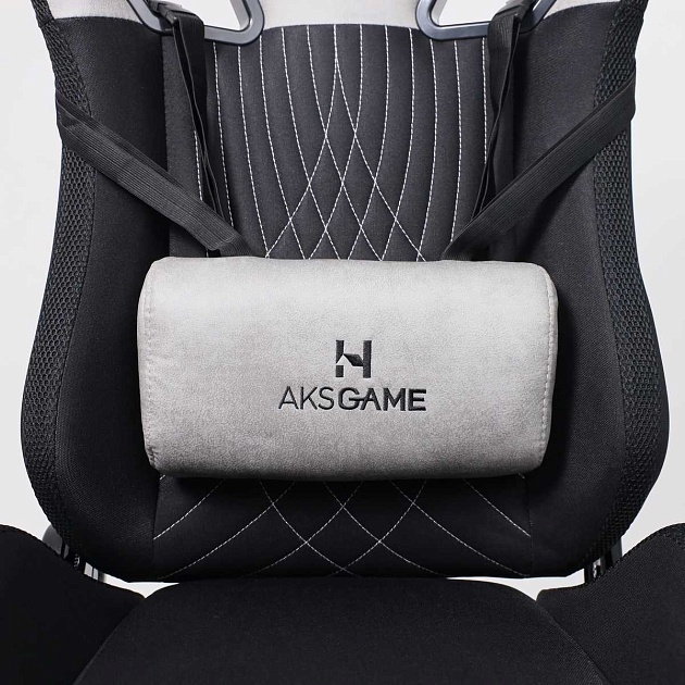 Игровое кресло AksHome Royal светло-серый, велюр 75222 Фото № 7