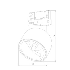 Трековый светильник TK Lighting 6054 Tracer 1