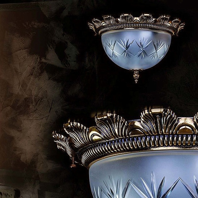 Потолочный светильник Artglass Lea II. Brass Antique изображение 2 Потолочный светильник Artglass Lea II. Brass Antique Фото № 2