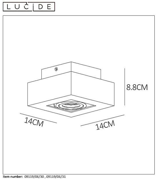 Потолочный светильник Lucide Xirax 09119/06/30 изображение 5 Потолочный светильник Lucide Xirax 09119/06/30 Фото № 5