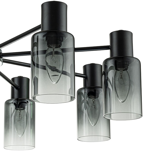 Потолочная люстра Escada Diversity 2120/8P Black изображение 3 Потолочная люстра Escada Diversity 2120/8P Black Фото № 3