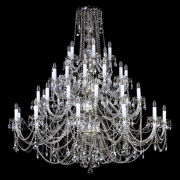 Подвесная люстра Artglass Aurelie 42 Nickel CE Фото № 