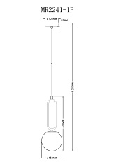 Подвесной светильник MyFar Pierre MR2241-1P 1