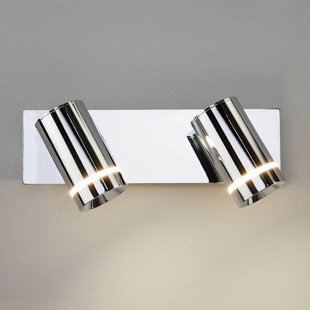 Светодиодный спот Eurosvet Stalk 20064/2 LED хром изображение Светодиодный спот Eurosvet Stalk 20064/2 LED хром Фото №