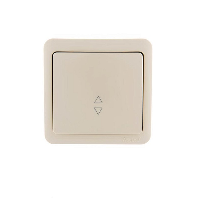 Выключатель проходной Lezard Viola кремовый 751-0300-105 Фото № 
