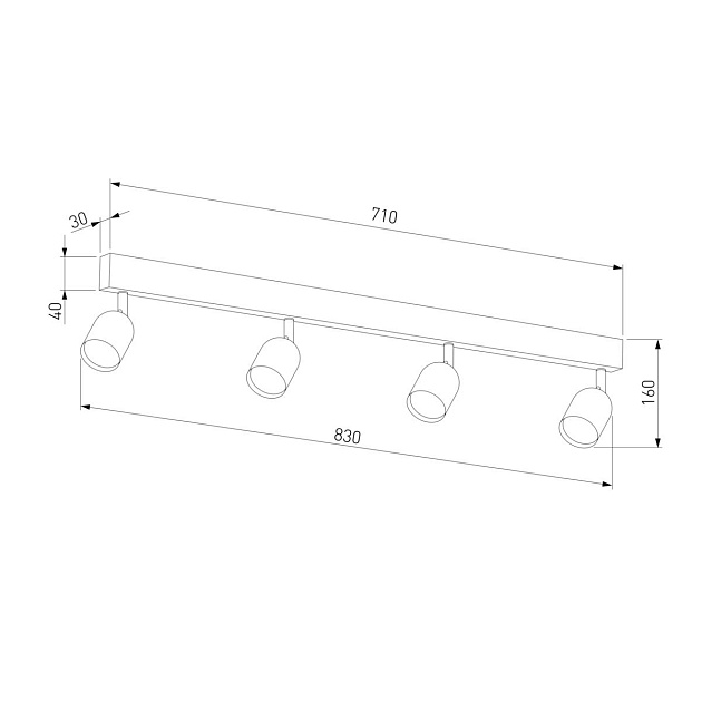 Спот TK Lighting 1024 Top White изображение 2 Спот TK Lighting 1024 Top White Фото № 2