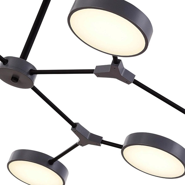 Потолочная светодиодная люстра Evoluce Monta SLE6003-702-08 изображение 5 Потолочная светодиодная люстра Evoluce Monta SLE6003-702-08 Фото № 5