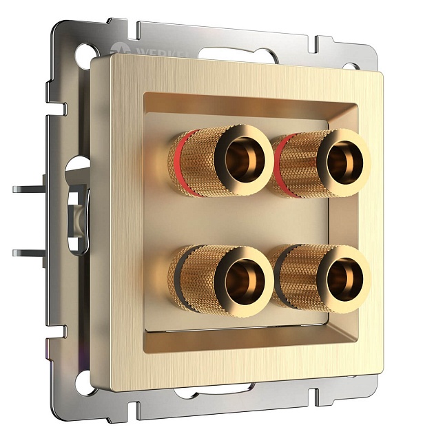 Акустическая розетка Werkel шампань рифленый W1185010 4690389160646 Фото № 