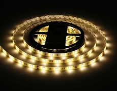 Светодиодная влагозащищенная лента Ambrella Light 7,2W/m 30LED/m 5050SMD теплый белый 5M GS1901 5