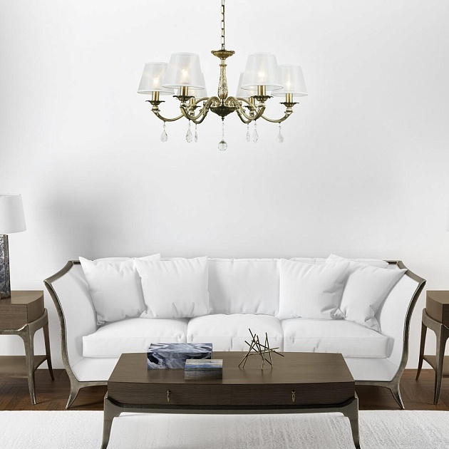 Подвесная люстра Gerhort G11046/6AB WT Фото № 2