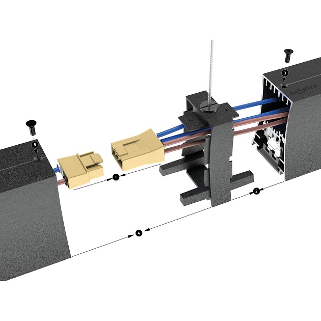 Соединитель с креплением к потолку Mantra Hanok 7558 изображение 3 Соединитель с креплением к потолку Mantra Hanok 7558 Фото № 3