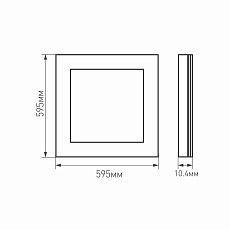 Светодиодная панель Arlight IM-600x600A-40W Day White 023145(1) 5