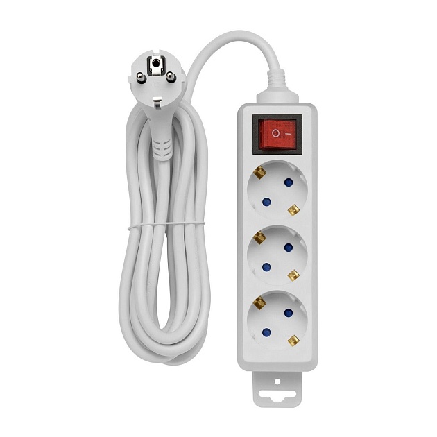 Удлинитель Duwi 3гн 3м с/з 32058 6 изображение Удлинитель Duwi 3гн 3м с/з 32058 6 Фото №