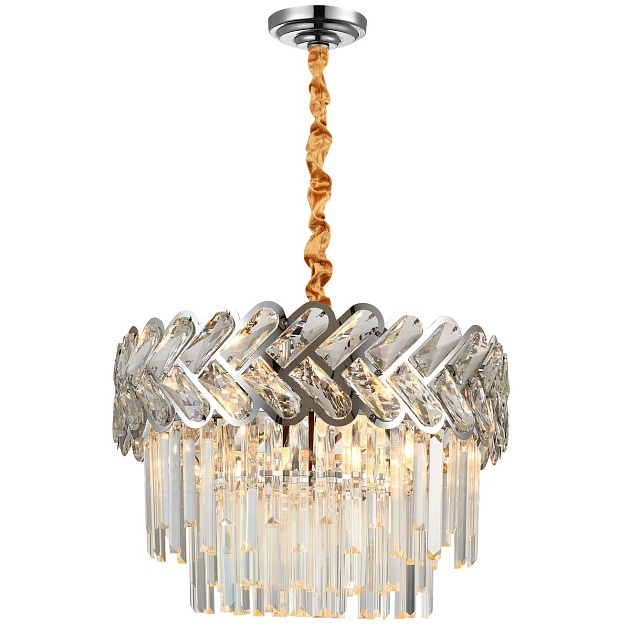 Подвесная люстра Natali Kovaltseva Armour 81436/8C Chrome Фото № 