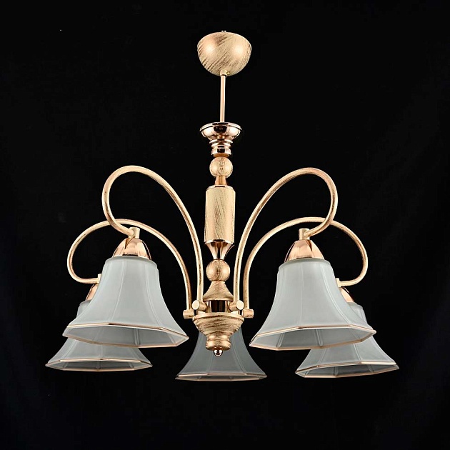 Подвесная люстра ЭкономСвет 13140/5WG+FGD WT Фото № 