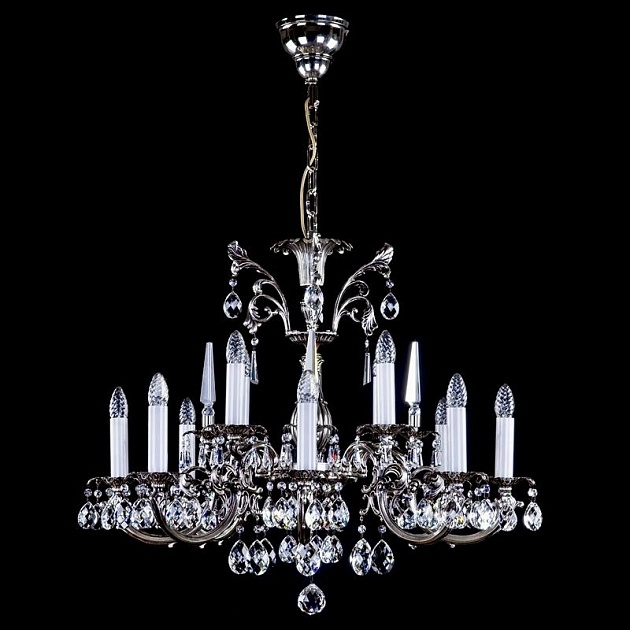 Подвесная люстра Artglass Arabela Nickel Antique CE Фото № 