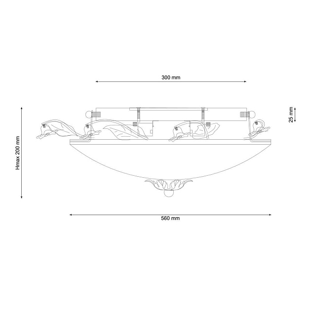 Потолочный светильник Lucia Tucci Fiori Di Rose 104.400 Фото № 2