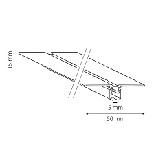 Шинопровод встраиваемый Lightstar Linea 506317 1