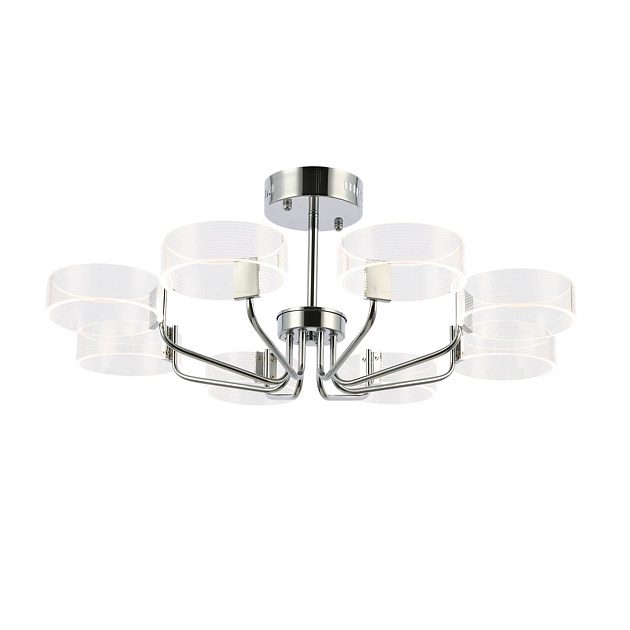 Потолочная светодиодная люстра Evoluce Solla SLE283102-08 изображение 2 Потолочная светодиодная люстра Evoluce Solla SLE283102-08 Фото № 2