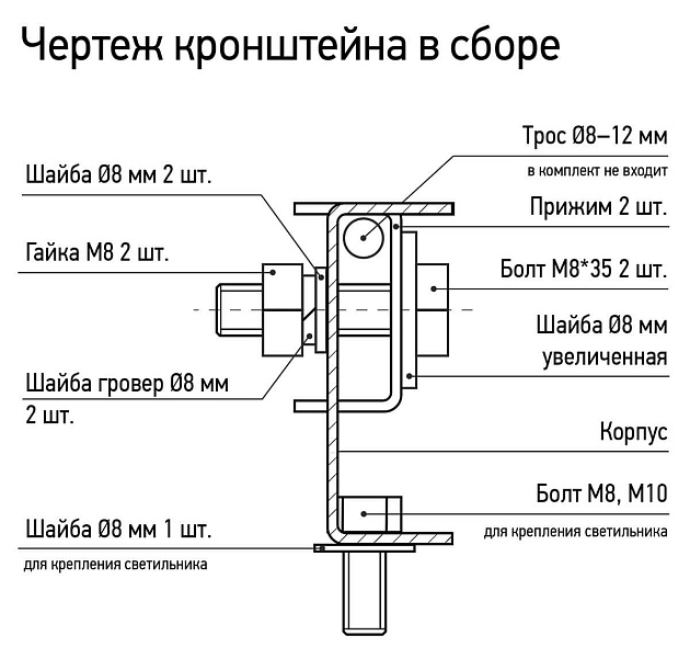 Кронштейн Jazzway PHB 5025530 Фото № 2