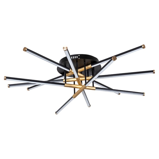 Потолочная светодиодная люстра Arte Lamp Fernando A2199PL-6BK изображение Потолочная светодиодная люстра Arte Lamp Fernando A2199PL-6BK Фото №